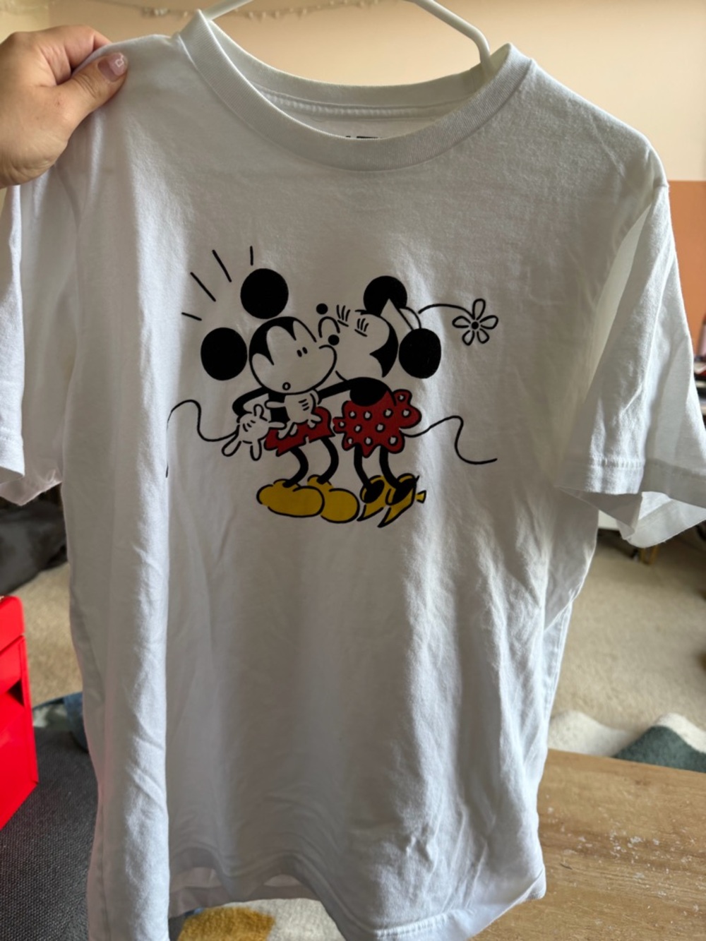 Uniqlo Mickey Minnie shirt